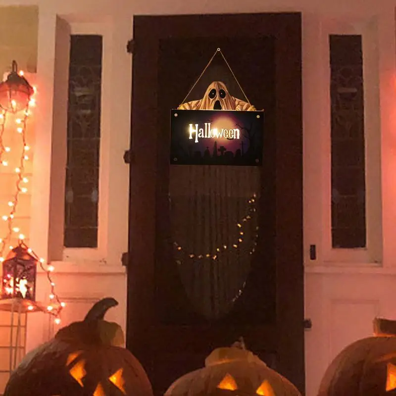 Вратата табела на Хелоуин, Светещ знак 