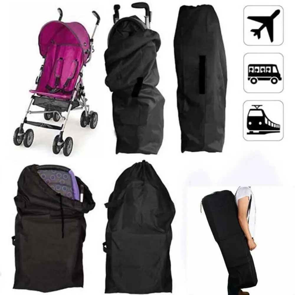Чанта за количка За съхранение, Защитен Найлонов Калъф За Носене, Чанта за детска количка, Черно Багаж, Чанта за количка, Пътна