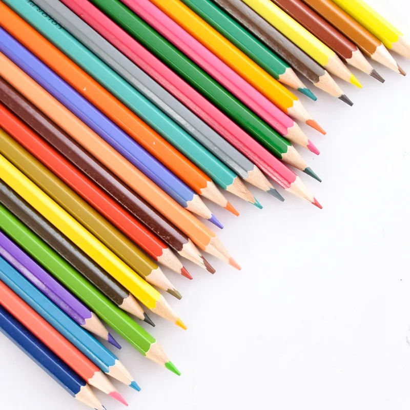 1бр студентски картриджный молив 12/18/24/36/48 цветен живопис арт фигура за оцветяване с цветен молив
