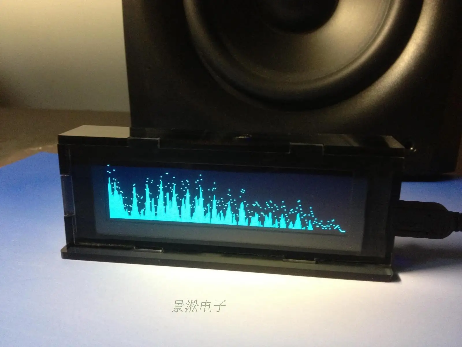 AS256 Професионален дисплей музикален спектър, Усилвател, Модификация на звука, на OLED-лампа за изравняване на нивото