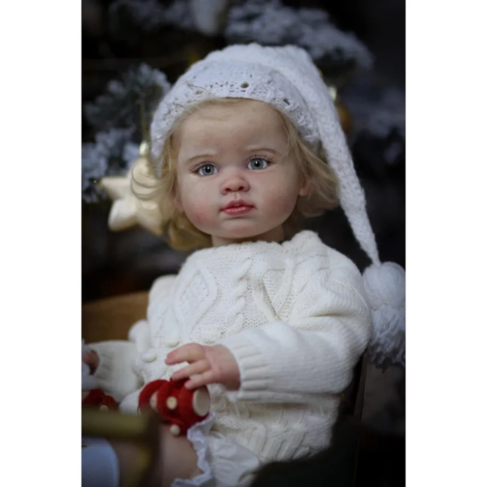 NPK 55 см Възстановената Кукла за деца Момиче Вече Раскрашенная 3D Кожа с множество Детайли Вени Bebe Reborn Dolls Очарователни Кукли от реалния Живот