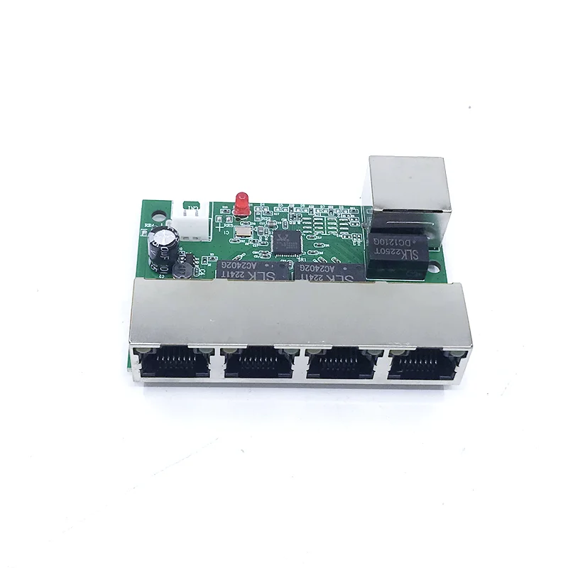 Бърз табло mini 5 port ethernet TAP switch мрежов комутатор 10/100 Mbit/s, център, модул печатна платка модул за системна интеграция