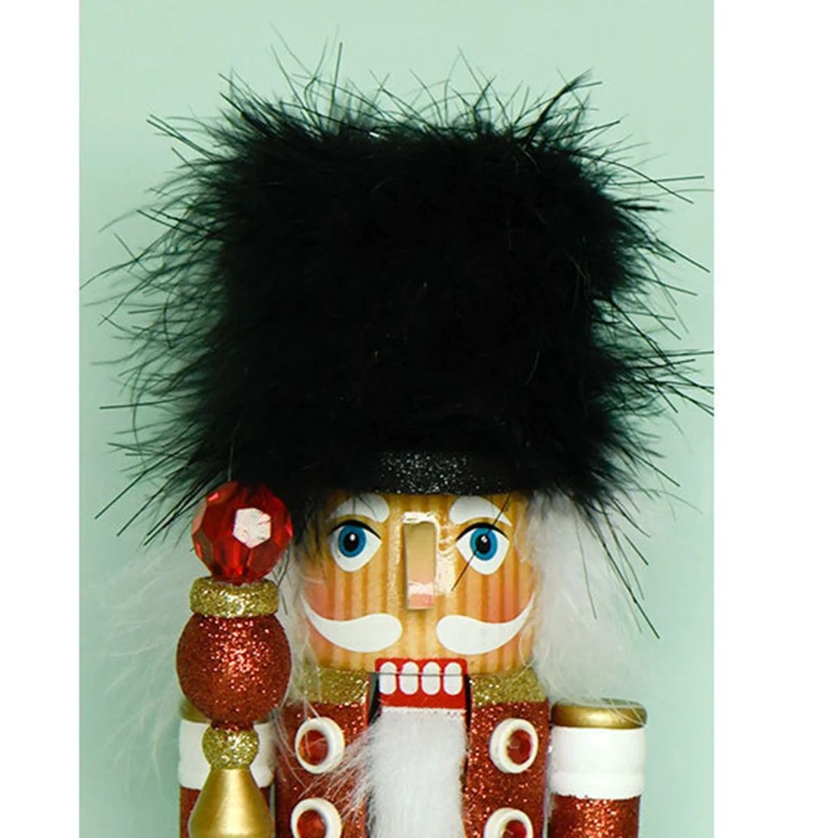 Дървени Орнаменти във формата на Крал Щелкунчика, Коледни украси, Дървени фигурки, играчки-кукли, Декори