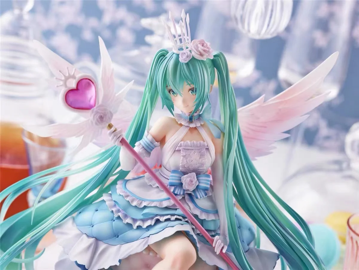 Крилото на Оригинала: Miku Birthday 2020 ~ Sweet Angel ver. ~ 22 см PVC фигурка Аниме фигурка модел Играчки фигурки колекция кукла за подарък