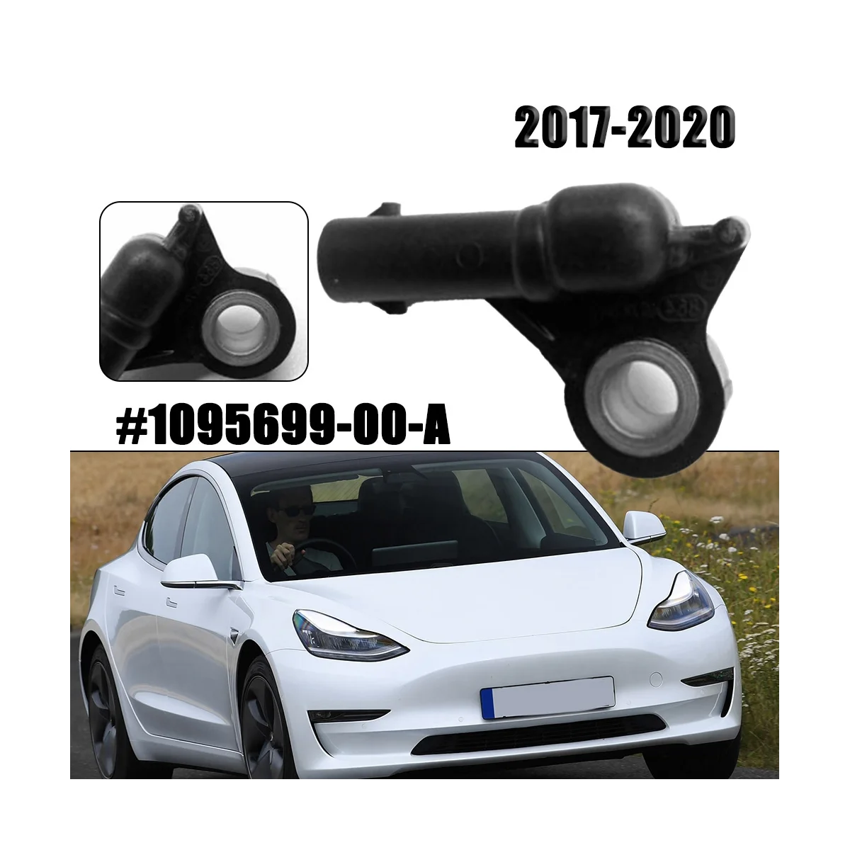 Нов Сензор на удар 1095699-00-A за Tesla Model 3 2017-2020 Сензор за сблъсък