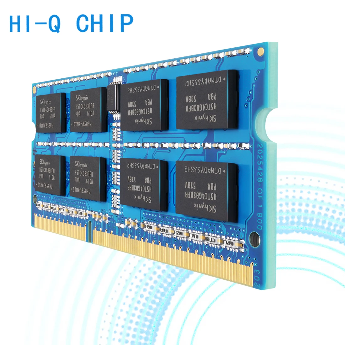 Оперативна памет Tecmiyo 8GB DDR3L 1600MHz PC3L-12800S 1.35 V за лаптоп sodimm памет 204Pin за лаптоп intel AMD-Син